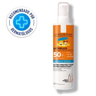 Protector Solar Corporal Anthelios Dermopediátrico  Spray FPS 50+ - Frasco 200 Ml 