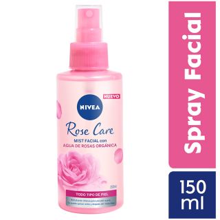 Nivea Spray Agua de Rosas Mist Facial - Frasco 150 ML