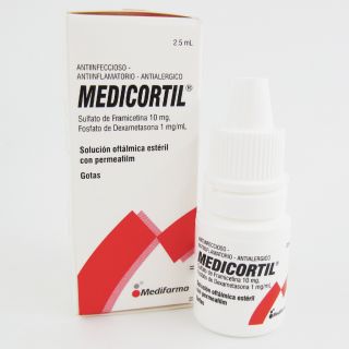 Medicortil Solución Oftálmica Estéril Gotas - Frasco 2.5 ML