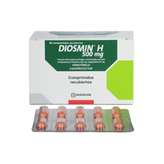 Diosmin H 500 Mg Comprimidos - Caja 60 UN