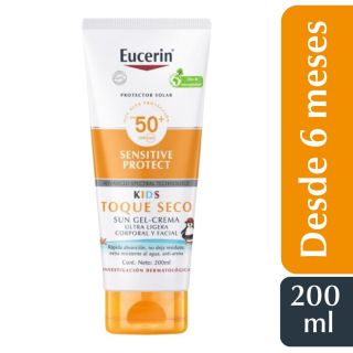 Protector Solar Eucerin Sensitive Protect Kids Sun Gel- Frasco 200 ML
