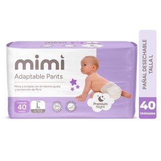 Pañal Mimi Aptable Pants Talla L - Bolsa 40 UN