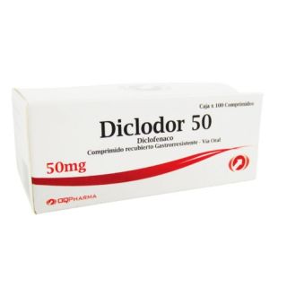 Diclodor 50Mg Tableta - Blister 10 UN