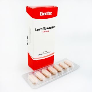 Levofloxacino 500 Mg  - Caja 7UN
