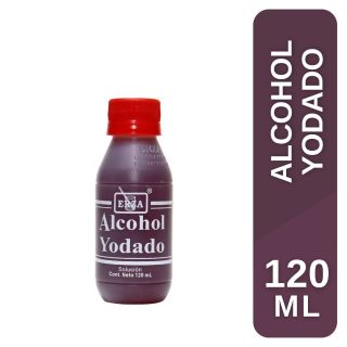 Alcohol Yodado Erza - Frasco 120 ML
