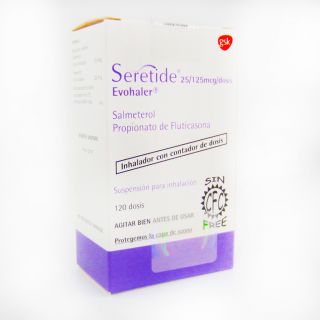 Seretide 25-125Mcg/Dosis Suspensión para Inhalación - Frasco 120 DSS