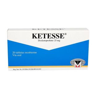 Ketesse 25 Mg Tableta - Caja 20 UN