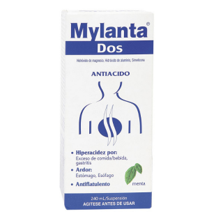 Mylanta Dos Menta - Frasco 240 ML