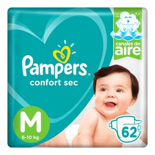 Pampers Confort Sec M 62 UN