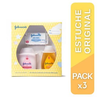 Pack de baño para bebé  Johnson Estuche Original
