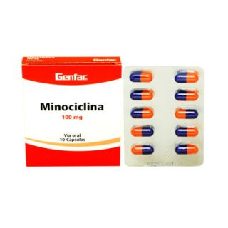 Minociclina 100mg - Caja 10UN