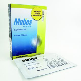 Melius 0.2% en Ocuvial Solución Oftálmica - Caja 30 UN