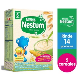 Cereal Infantil NESTUM® 5 Cereales - Caja 350  G