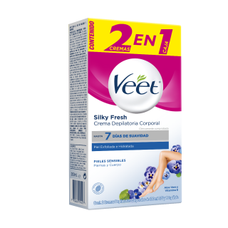 Veet Crema Depilarpria Piel Sensible 2en1 - Tubo 100 ML