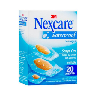 Curitas Nexcare Waterprof - Caja 20 UN