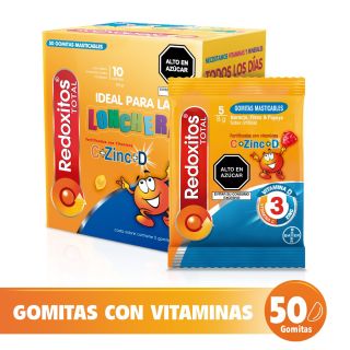 Redoxitos Total Gomitas Con Vitaminas - Caja 10 UN