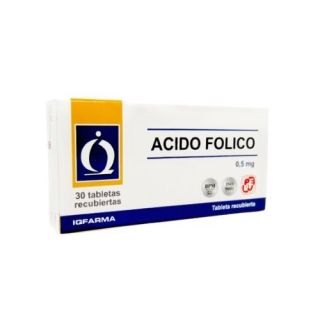 Ácido Folico 0.5mg  - Caja 30UN