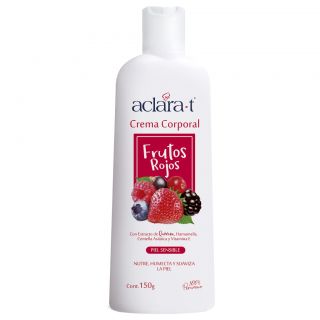 Aclara-T Crema Corporal Frutos Rojos - Frasco 150 G
