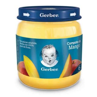 Compota GERBER® Mango - Frasco 113 G