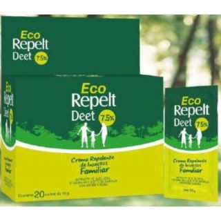 Repelente Eco Deet 7.5% Sachet  - Blister 4 UN