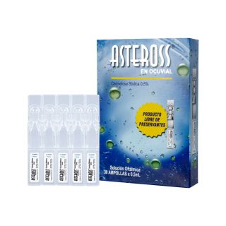 Asteross 0.5% en Ocuvial - Solución Oftálmica - Caja 30 UN