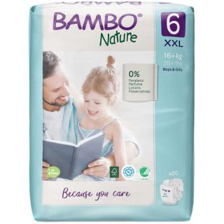 Pañal Bambo Nature Pañal Talla XXG/XXL