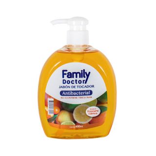 Family Doctor Jabón Liquido Antibacterial Frescura Citrica - Frasco 400ML