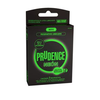 Preservativo Prudence Neón - Caja 3 UN
