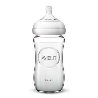 Biberón Avent Natural de Vidrio - Frasco 240 ML