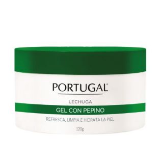 Portugal Lechuga Gel Con Pepino - Pote 120 G