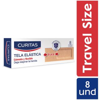 Curitas Tela Elástica - Caja 8 UN