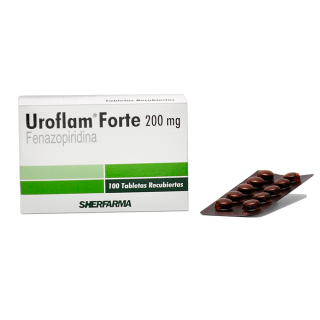 Uroflam Forte 200mg Tabletas - Caja 100 UN