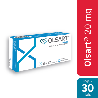 Olsart 20 Mg Tabletas Recubiertas - Caja 30 UN