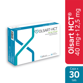 Olsart HCT 40/12.5 Mg Tabletas Recubiertas - Caja 30 UN