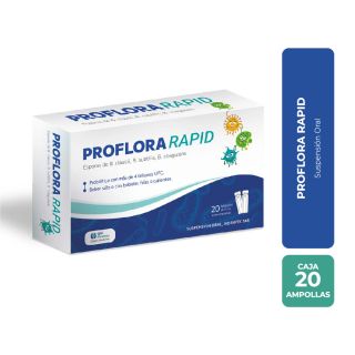 Proflora Rapid Suspensión Oral - Caja 20 UN
