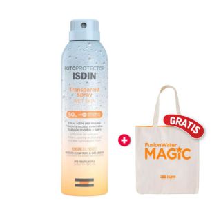 Isdin Fotoprotector 50+Tranparente Spray Wet Skin - Frasco 250 ML