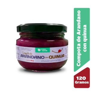 Casa Verde Colado Quinua Sabor Arándano - Frasco 120 Gr