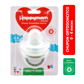 Chupón Ortodoncitco Verde Happyman - Caja 1 UN