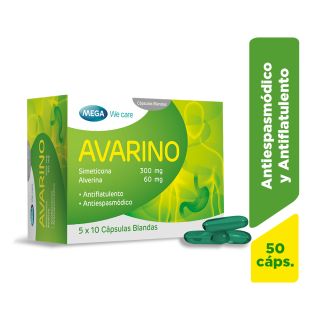 Avarino Cápsulas Blanda - Caja 50 UN