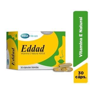 Eddad Vitamina E 400ui Cápsulas Blandas - Caja 30 UN