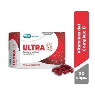 Ultra B Cápsulas Blanda - Caja 30 UN