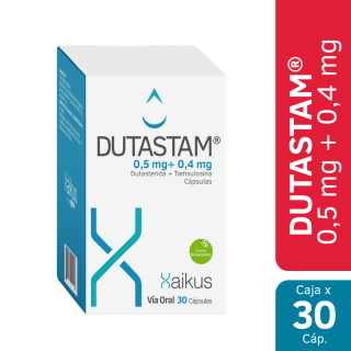 Dutastam 0,5 mg + 0,4 Mg Cápsulas - Caja 30 UN
