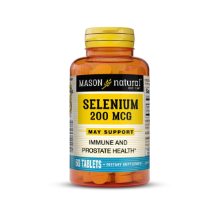 Mason Selenium 200 MCG Tabletas - Frasco 60 UN