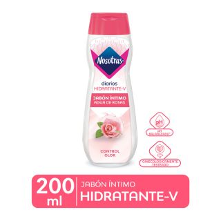 Nosotras Jabón Intimo Agua/Rosa - Frasco 200Ml