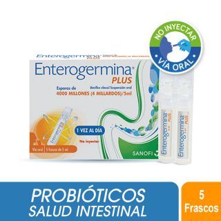 Enterogermina Plus Ampolla Bebible - Frasco 1 UN
