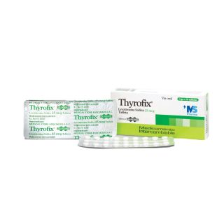 Thyrofix 25 MCG Tabletas - Caja 50 UN