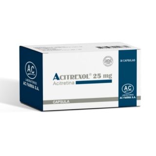 Acitrexol 25 Mg Cápsulas - Caja 30 UN