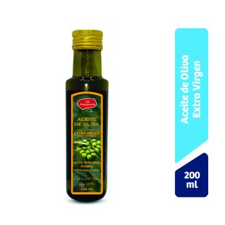 Aceite Oliva Extra Virgen - Frasco 200 ML
