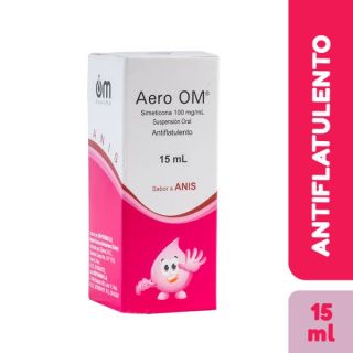 Gotas Aero OM 100 mg/mL Sabor Anis - Caja 15 ML