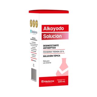 Alkoyodo Solución 10% - Frasco 120ML